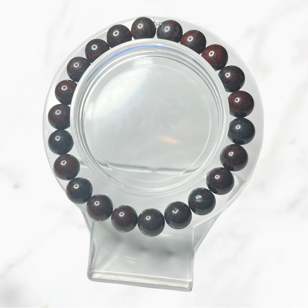 8mm Bloodstone Bracelet